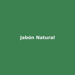 Jabón Natural